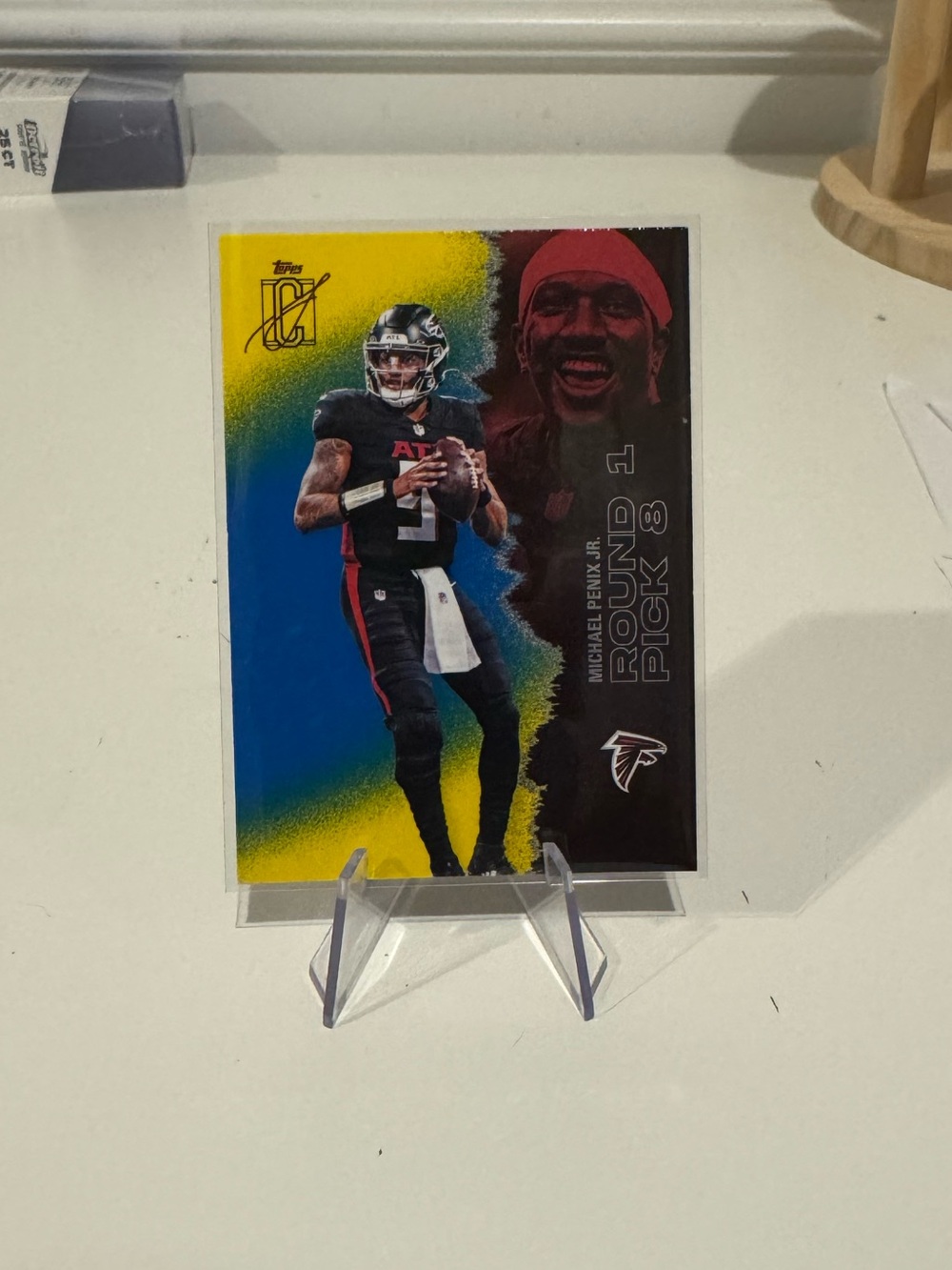 🔥 2025 Michael Penix Jr Topps Signature Round 1 Pick 8 #atlantafalcons